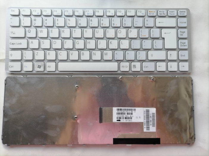 Picture of New Replacement Laptop Keyboard For SONY NW SILVER (OEM) UI Layout